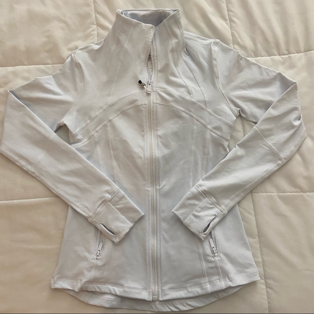 White Lululemon Define Jacket